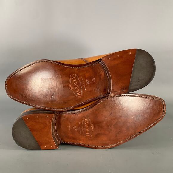 BARRETT Size 9.5 Tan Brown Leather Monk Strap Loafers main image 10